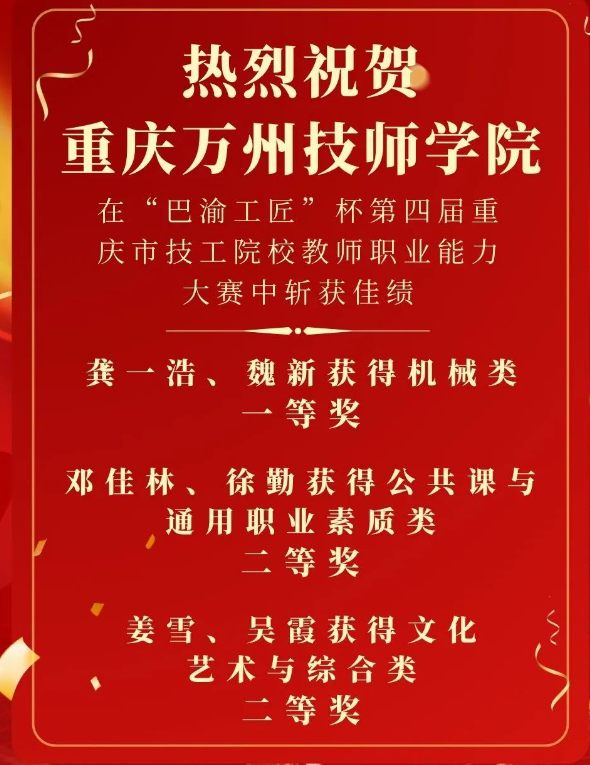 重庆万州技师学院六月工作看点